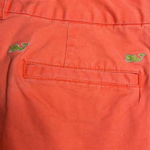 Vineyard Vines Day Boat Shorts in Cara Cara with Lime Green Whales Size 2 - Picture 5 of 9